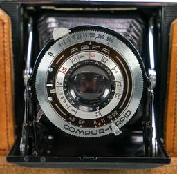 Agfa Isolette Folding Camera w/ Apotar Lens, Circa 1940-50's