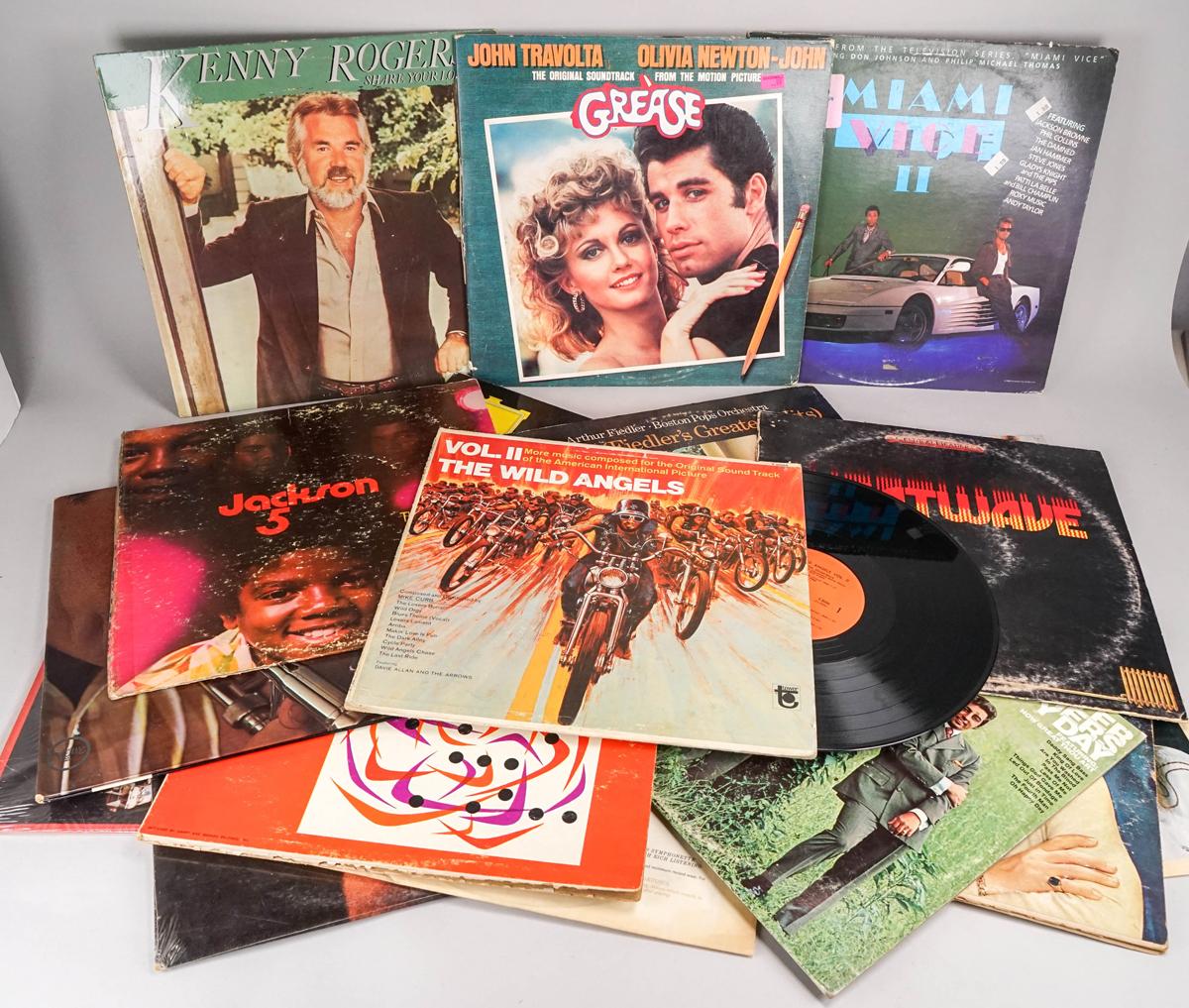Vintage Vinyl: Grease Soundtrack, Kenny Rodgers, Jackson 5, Miami Vice II & More