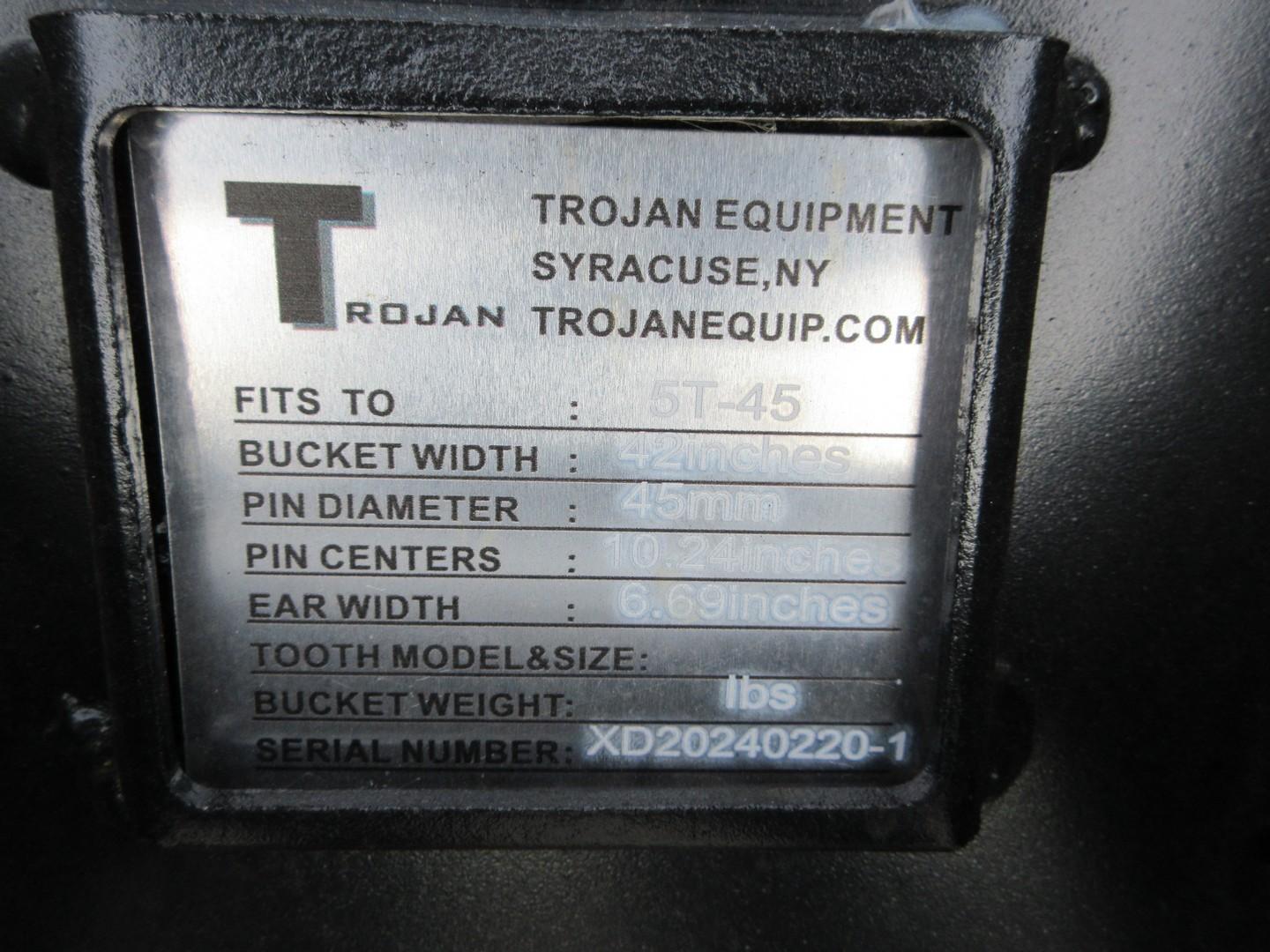 Trojan 42" Cleanup Bucket With BOCE