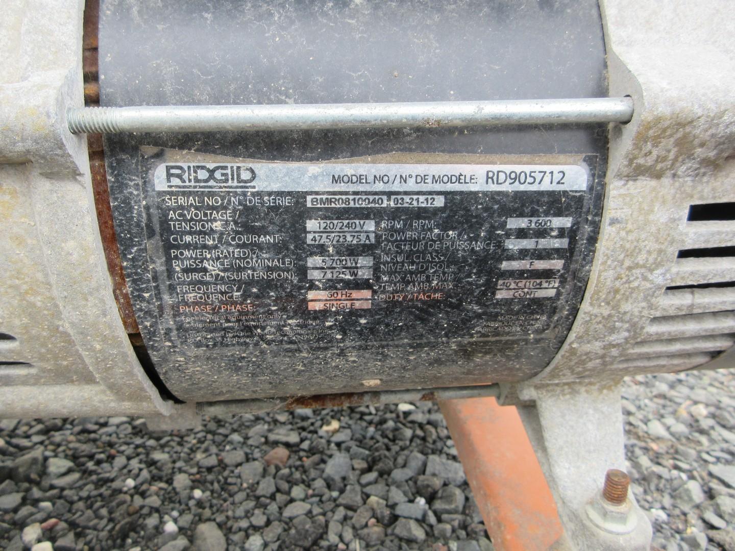 Ridgid 5700W Portable Generator