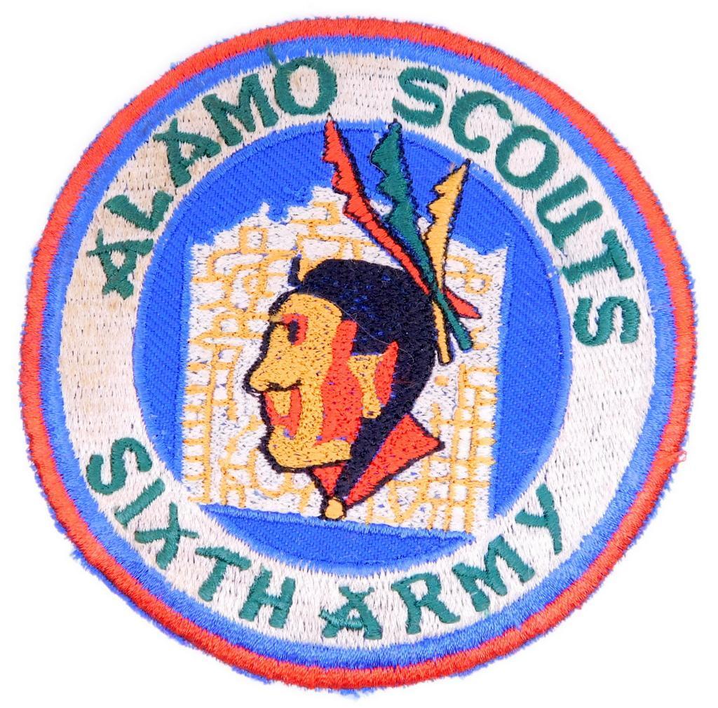 US WWII ALAMO SCOUTS SIXTH ARMY Shoulder Patch