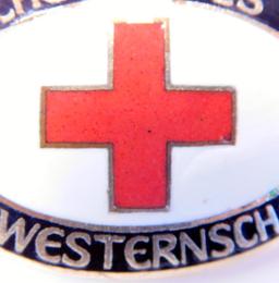 German WWII Red Cross Rotes Kreuz Badge