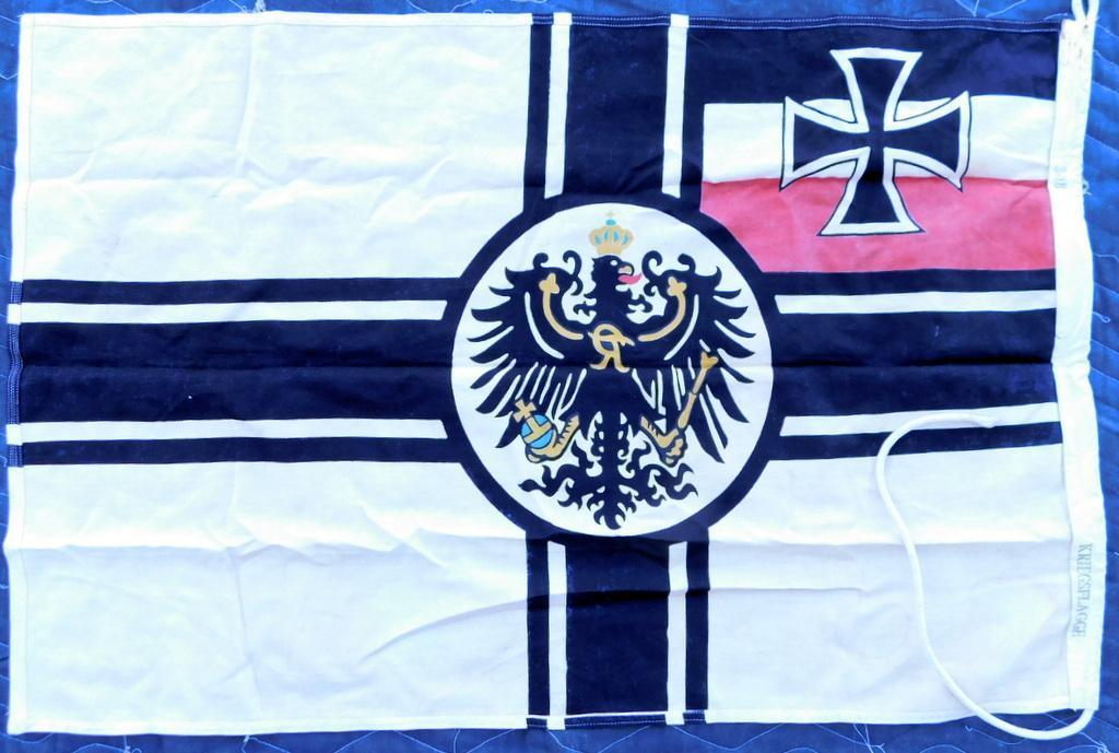 Imperial German WWI Military Combat Battle War Eagle Flag