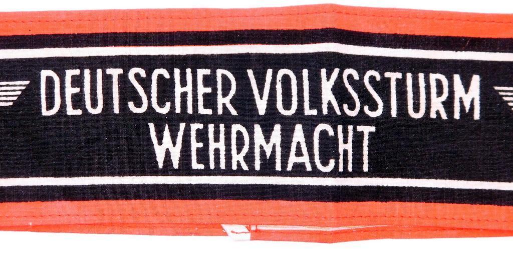 German WWII DEUTSCHER VOLKSSTURM WEHRMACHT Arm Band