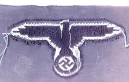 German WWII Waffen SS Officers Sleeve Eagle