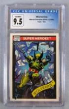 1990 Marvel Universe #23 Wolverine Card CGC 9.5 Gem Mint
