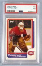 1986 Topps #53 Patrick Roy RC Rookie Card PSA 7