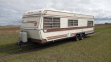 1982 31' HOLIDAY RAMBLER (Ramblette 31 ) BUMPER HITCH CAMPER, every thing works but +