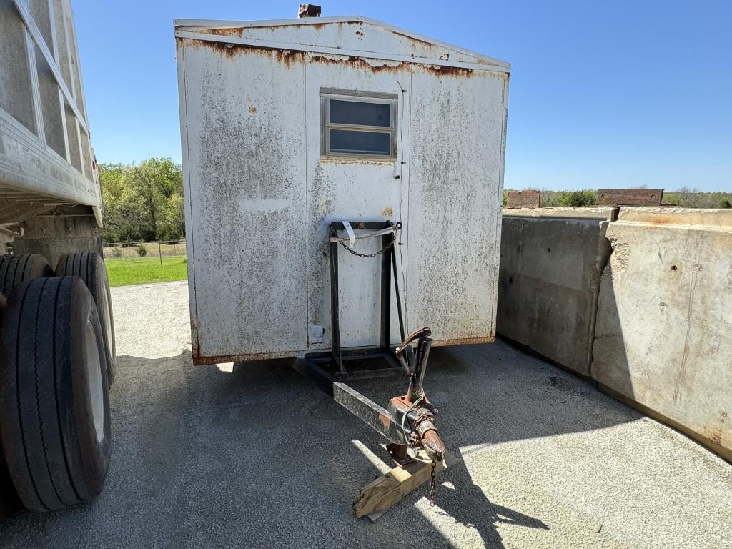 12’ steel portable tool trailer
