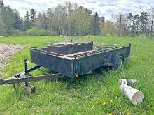 8'x12' Bumper Hitch Box Trailer - Sold As Is, Ownership