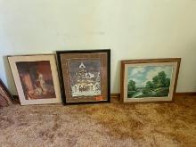 3 Assorted Framed Prints