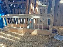 8" Wooden Small Stock Feeder & Small Trough