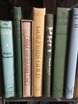 Assorted golf books. See pictures for titles
