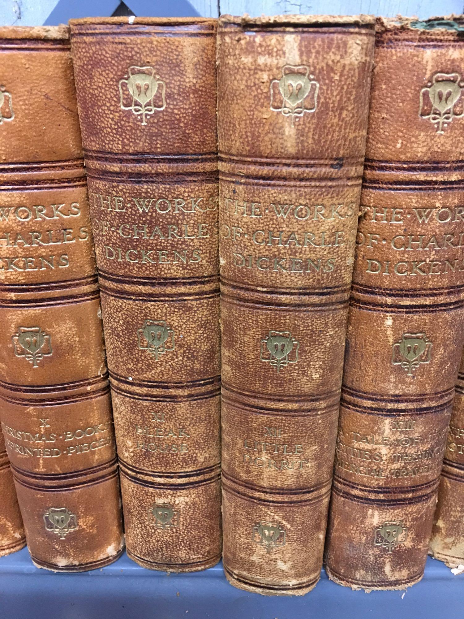Vintage The Works Of Charles Dickens. Volume 1-20. See pics for titles