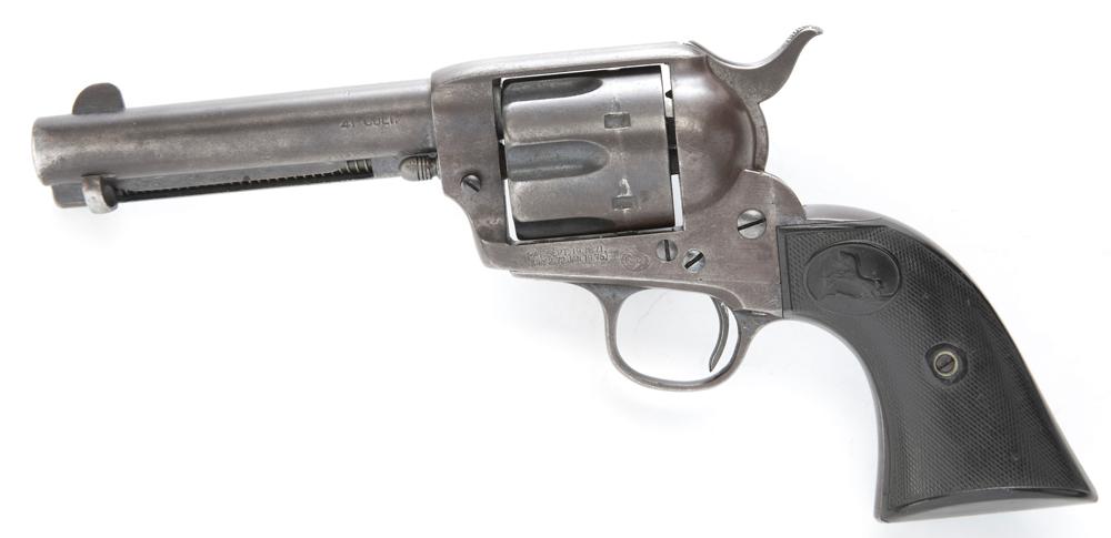 Colt, SAA Revolver, .41 COLT caliber, SN 255088, manufactured 1904, 4 3/4" barrel.  The serial numbe