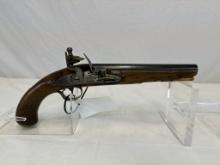 Colonial .65 bore flintlock pistol