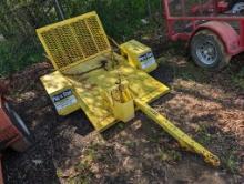 BUMPER TRAILER FOR TRENCHER W/RAMPS
