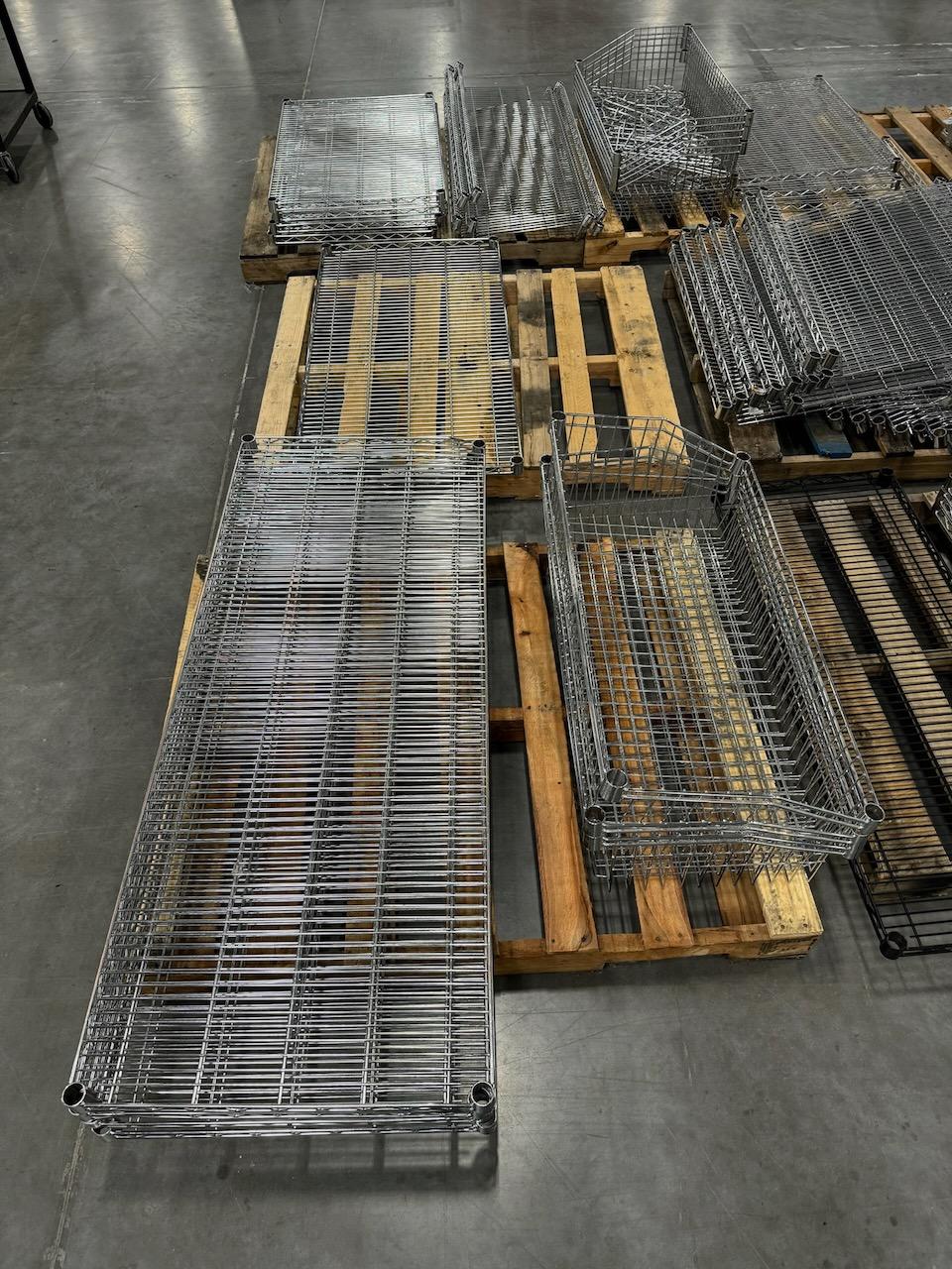 Pallets of Asst'd Metro Rack Poles/Shelves/Accessories
