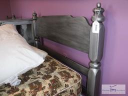 Twin bed with mattress