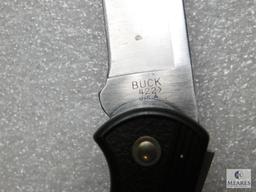 Buck Lockback Single Blade Knife #422 3" Blade With Nylon Camo Sheath