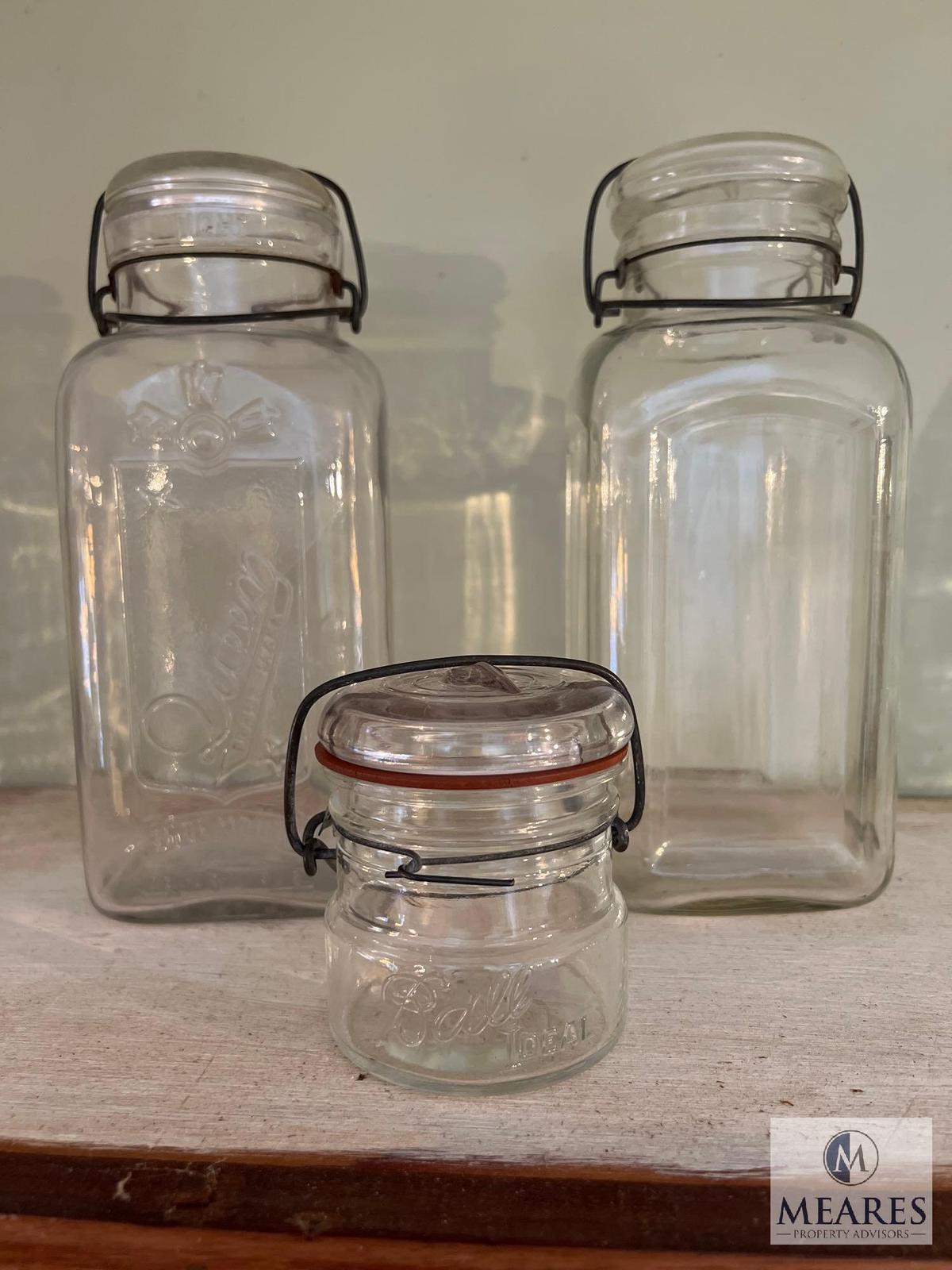 Vintage Ball, Queen, and Atlas Canning Jars