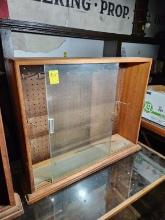 Small Wood & Glass Display Case