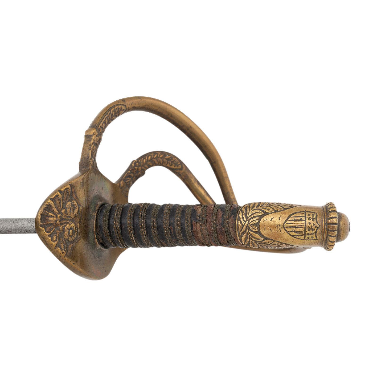 Imported 1840 Type Heavy Cavalry Officers Saber Presented to Lt. James Bradley- 131st NY Volunteers