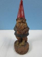 Collectors Tom Clark Gnomes 7 1/4" "Chalmers" Pecan Resin Figurines by Cairn Studios Retired