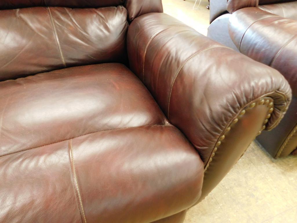 Lane Leather Over Sized Chair- Recliner