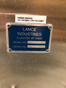 Lance Model: LT-30 Vacuum Massage Tumbler, Stainless Steel, 500lb Capacity