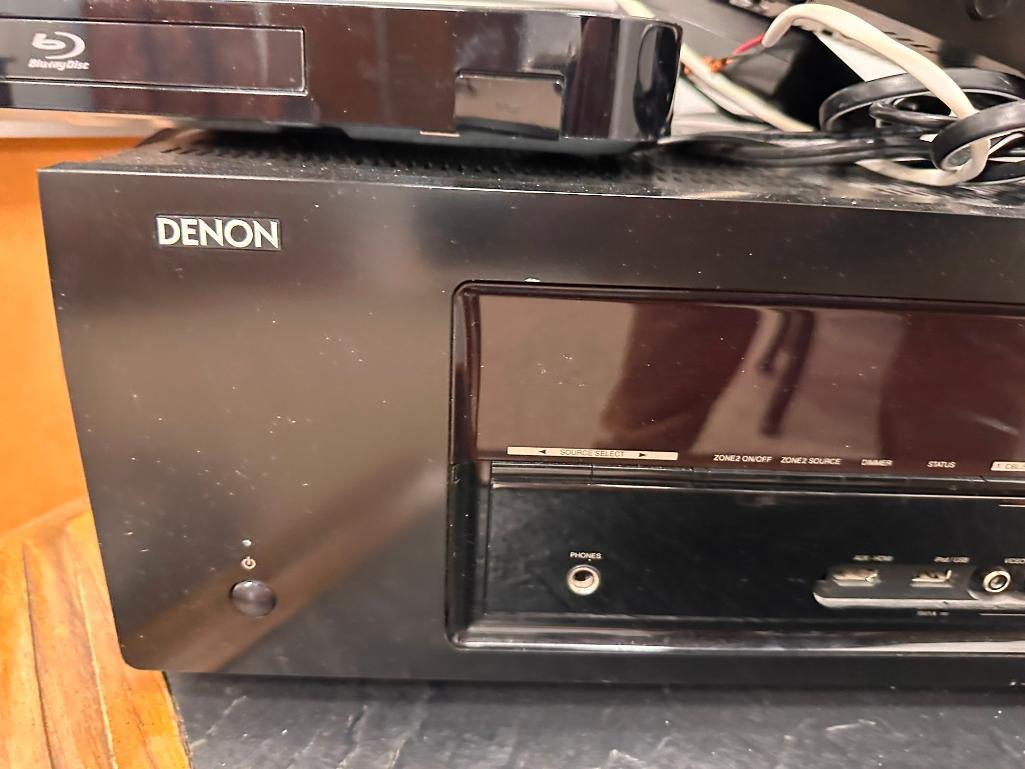Denon Integrated Network AV Receiver Model AVR-1913 and Other Components