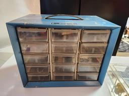 Akro-Mils Vintage Storage Drawer w/ Assorted Parts