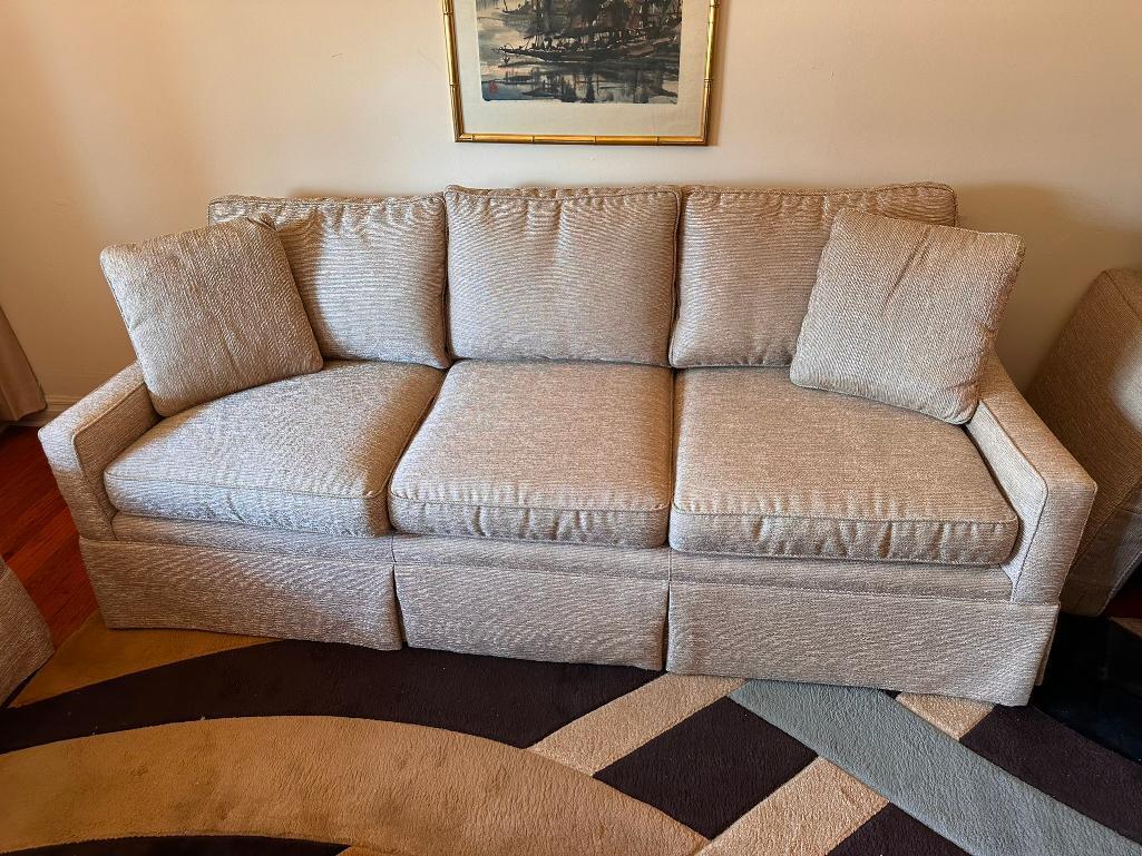 Matching Essentials by Century Couch and Sofa w/ New Cushions