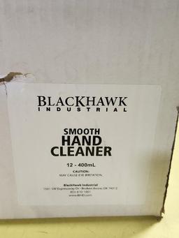 12 Cases Blackhawk Smooth Hand Cleaner BHID-J303, 12ct 400ml/Case, 144 Total, Sold 12x$