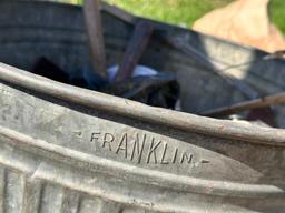 Franklin Bushel Basket w/ Misc. Tools