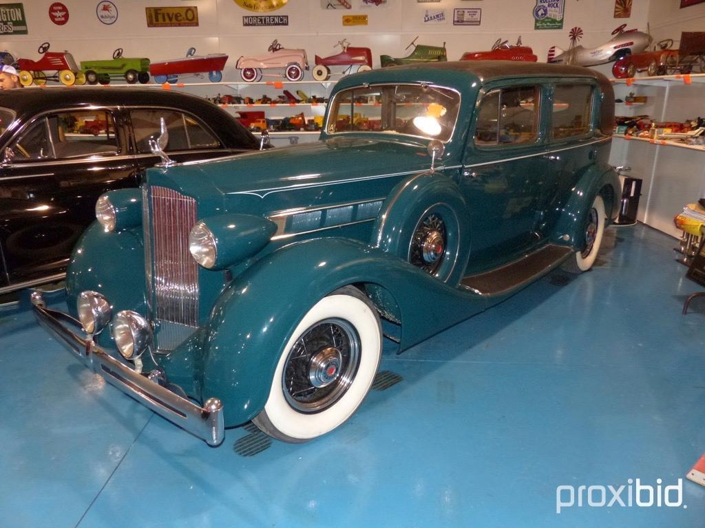 1935 PACKARD LIMO CLASSIC VEHICLE VN:812346 Sedan. Green. 6 cylinder.