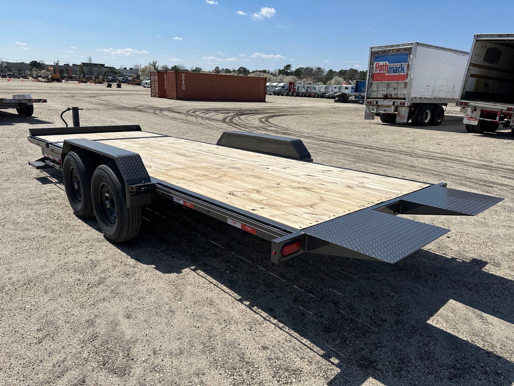 NEW 2024 DELTA 27TB 20FT. TAGALONG TRAILER VIN: 064219 equipped with 16ft. Tilt deck, 4ft. Fixed