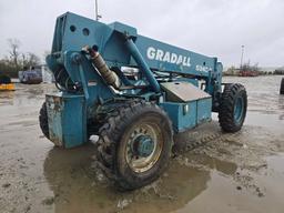 GRADALL 534C-9 TELESCOPIC FORKLIFT SN:444141 4x4, powered by diesel engine, equipped with OROPS,