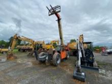2012 JLG G10-43A TELESCOPIC FORKLIFT SN:160043986 4x4, powered by diesel engine, equipped with