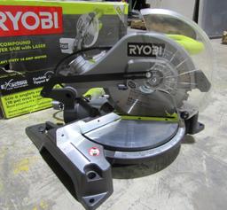 Ryobi 10" Compound Miter Saw with Laser-