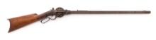 Very Rare American Perc. Lever-Action Vertical-Turret Revolving Rifle, by P.W. Porter, 2nd Model