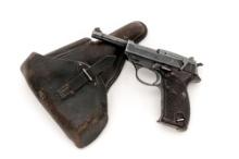 WWII German Walther ac-45 P.38 Semi-Automatic Pistol, with Holster and Add'l Mag