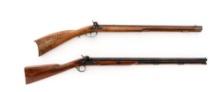Lot of Two (2) Modern Percussion Fowler and Kentucky Rifle
