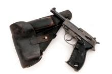 Post-WWII French P.38 Mauser svw/45 Semi-Automatic Pistol, with Two Magazines and Holster