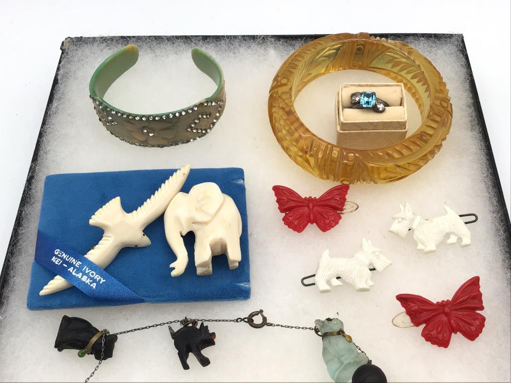 Group of Jewelry Including Child's Animal