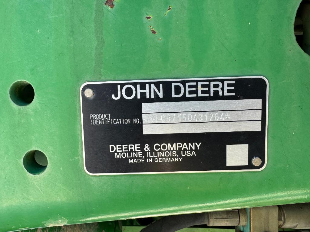 2 John Deere 6715 Tractor
