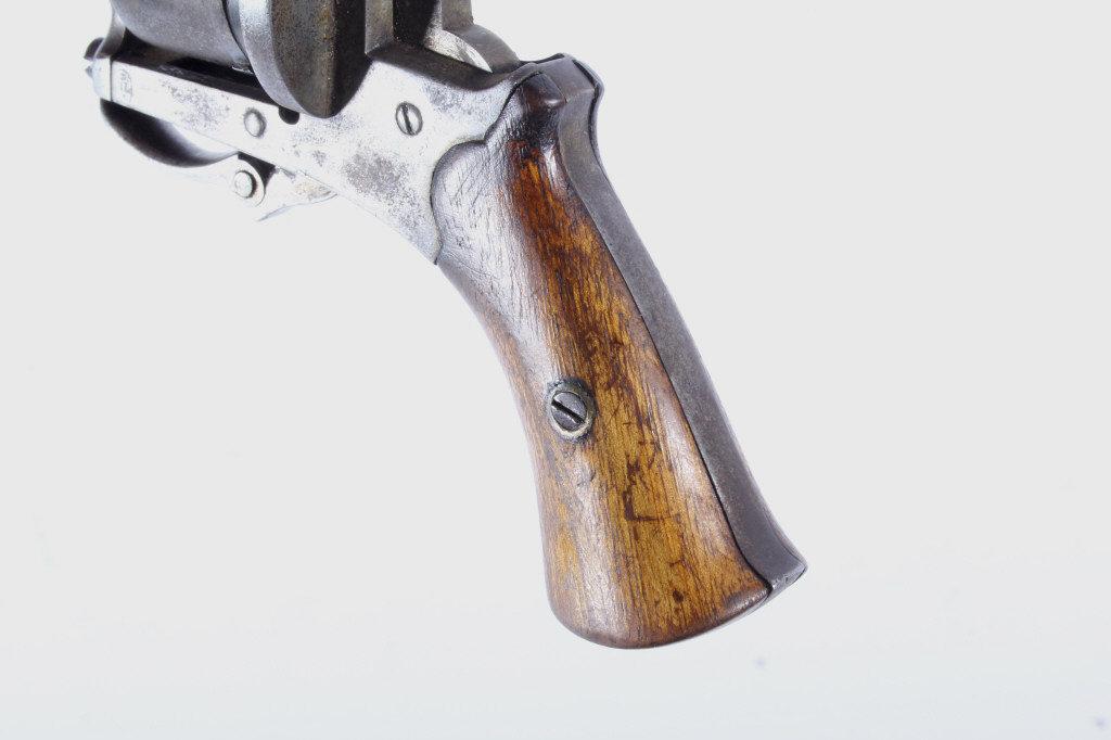 Belgium Proofed DA Pin Fire Revolver Circa 1860