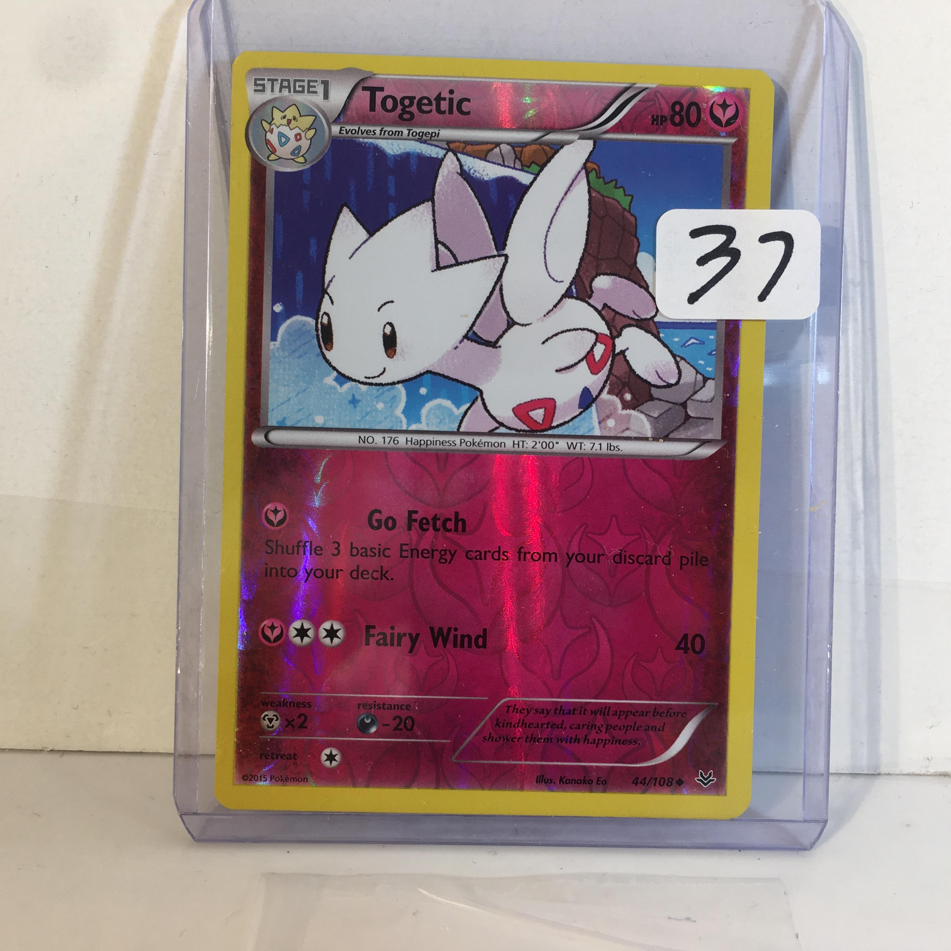 Collector Modern 2015 Pokemon TCG Stage1 Togetic HP80 Fairy Wind Trading Game Card 44/108