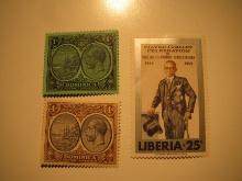 2 Dominica & Liberia Unused  Stamp(s)