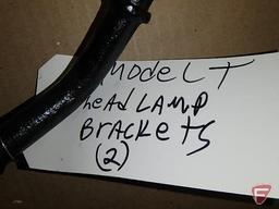 (2) Model T headlamp brackets